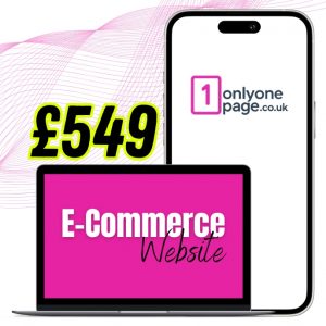 One Page Website - E-Commerce
